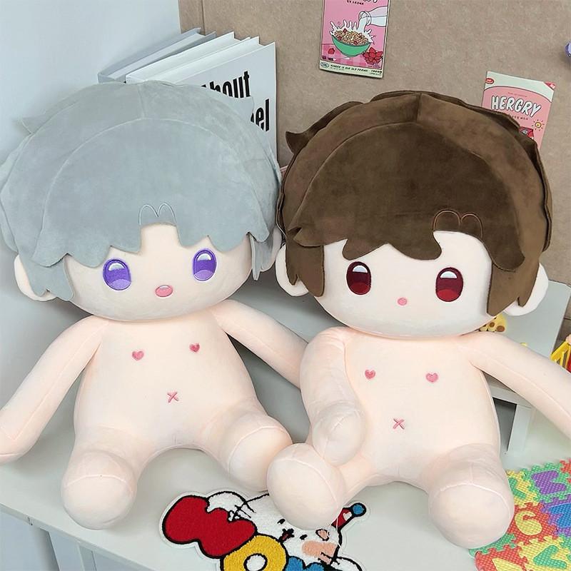 And Light Night Evan Charlie Doll Sitting Posture Naked Plush Toy Fans 40cm Gift