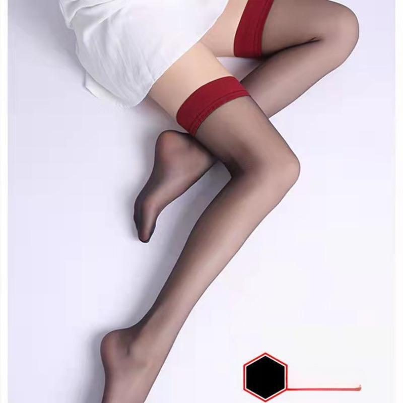 Stockings Free Stockings Ladies Summer Ultra-thin Sexy Lace High Tube Large Size Over-the-knee Socks