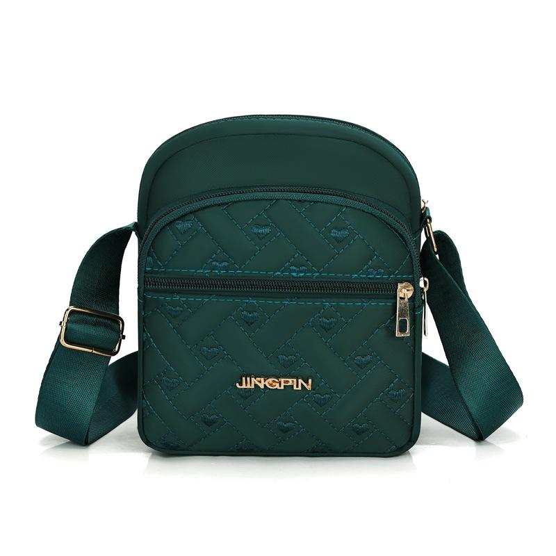 Women Crossbody Small Square Bag Female Girls Canvas Bag Student  Shoulder Messenger Bag Woman Multi Pocket Small Satchel