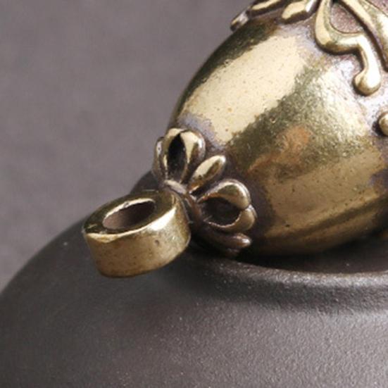 Multifunctional Bell Pendant Craft Bell Crisp Sound Brass DIY Sign for Home