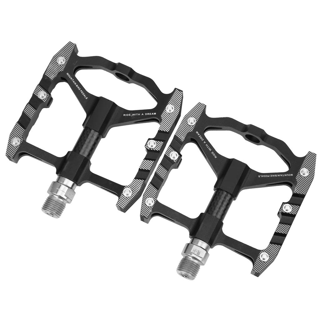 Wheelup Bicycle Pedals Carbon Fiber Aluminum Alloy Bearing Platform AntiSlip Mountain Bike Cycling