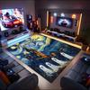 1PC Custom Name Ghostly Van Gogh Theme Floor Mat Ideal for Living Room, Game Rooms, Office, Bedroom,Floor Mat Playful Design
