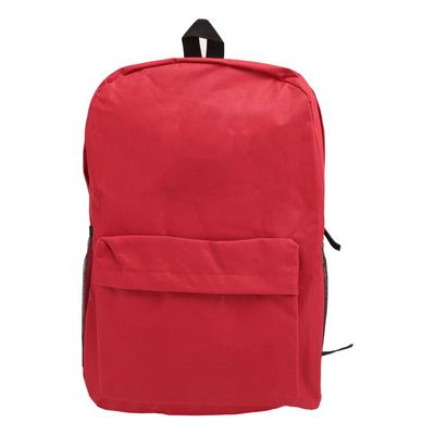 Red Canvas Backpack Printed School Backpack Lightweight Soft School Backpack with Adjustable