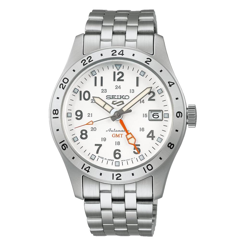 Seiko Watch Five Sports 5 Sports Field GMT SBSC009 Silver Watch "Sports Style" Men's