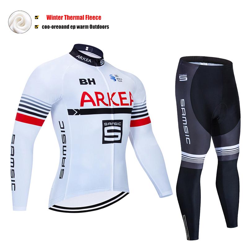 MTB Bike Clothes Maillot Ropa Ciclismo Invierno Bicycle Thermal Fleece Cycling Clothing 2026 Winter Warm Cycling Clothing Set