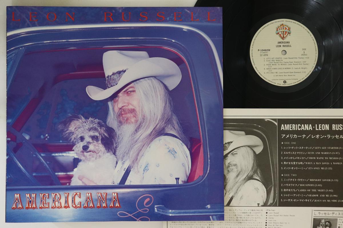 

LP Record LEON RUSSELL - Americana P10482W WARNER BROS 1978 Japan Rock Used