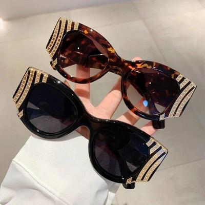 Big Frame Cat Eye Sunglasses Women Fashion Vintage Trendy Sun Glasses Punk Oversized Luxury Sexy Ladies Shades