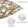 Aangepaste Anime Gudetama Cartoon Kussenhoes 40x40cm Zacht Luxe Sierkussen Woonkamer Decoratie