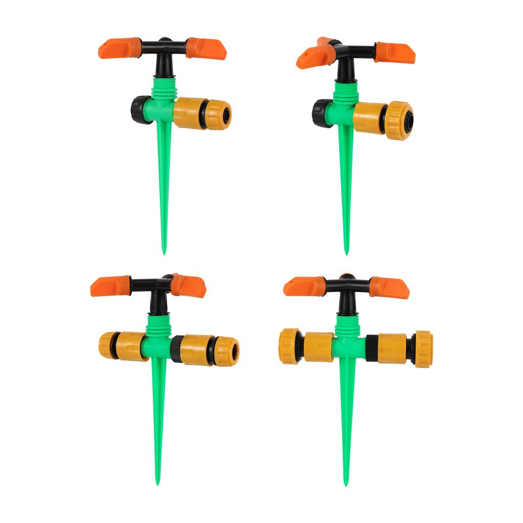 1/2" 3/4" Bracket Quick Connector 360 Degree Swivel Sprinkler Garden Patio Lawn Irrigation Watering Nozzle Bracket Accessories