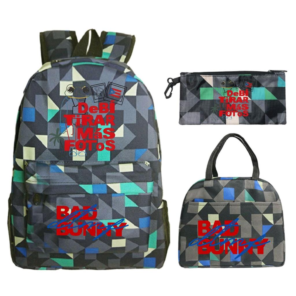 For All Teen Pop Singer Print Rucksack USB Charging Interface Big Organizer Rucksack Back To School Trip Daily School Book Carrier