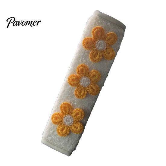 Car Seat Belt Covers Cute Floral Pads for Car, Soft Mesh Shoulder Decorative Strap Cushions Covers, Comfortable Universal Protective Adults