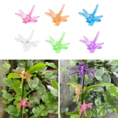 80 Pièces Clips d'Orchidée Clips en Plastique pour Plantes de Jardin Libellule Clips d'Orchidée Clip de Support pour Plantes de Jardin pour Soutenir les Tiges