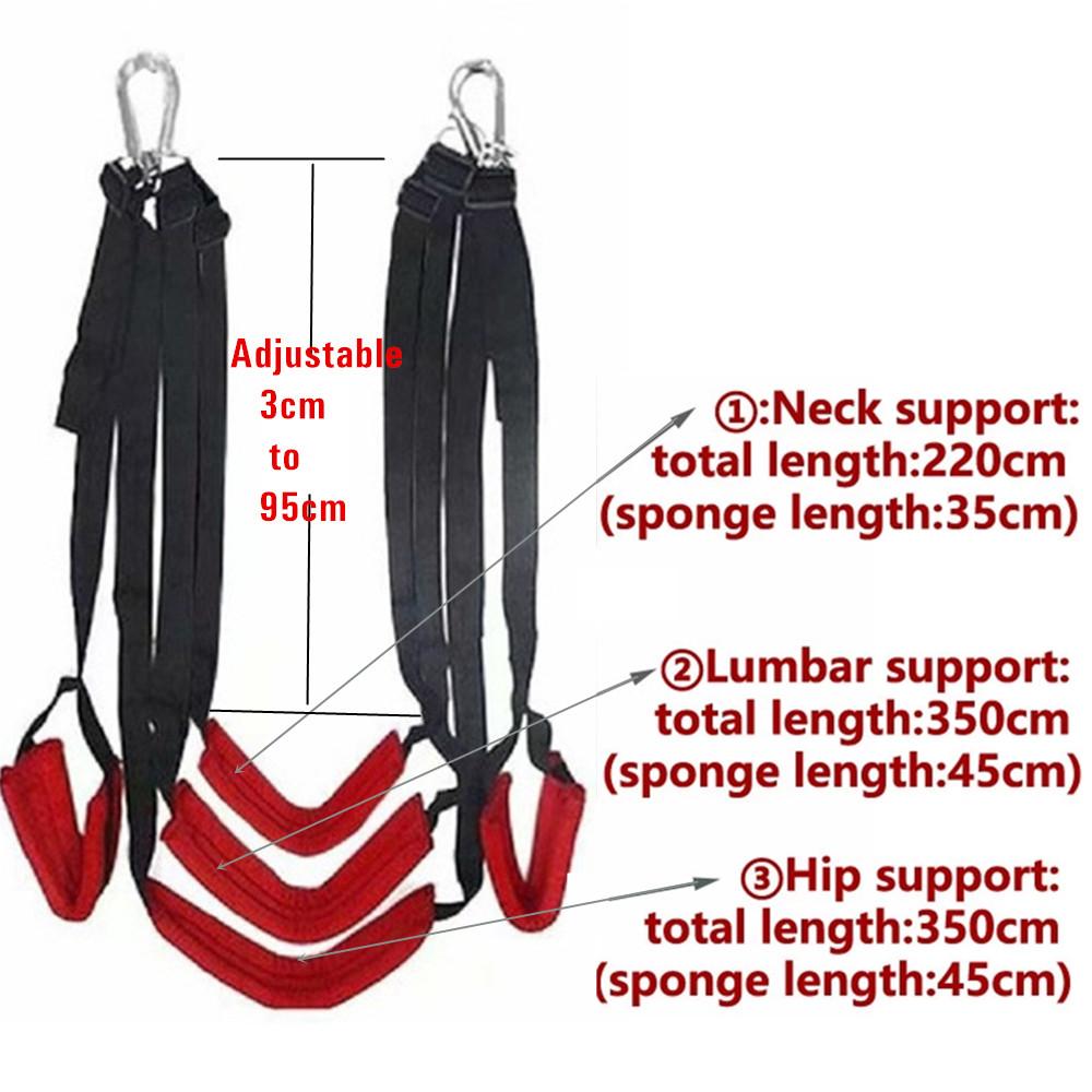 Sex Swing Soft Sexual Furniture Bondage Sex Toy for Couples Women Adult Products Chairs Hanging Door Private Game