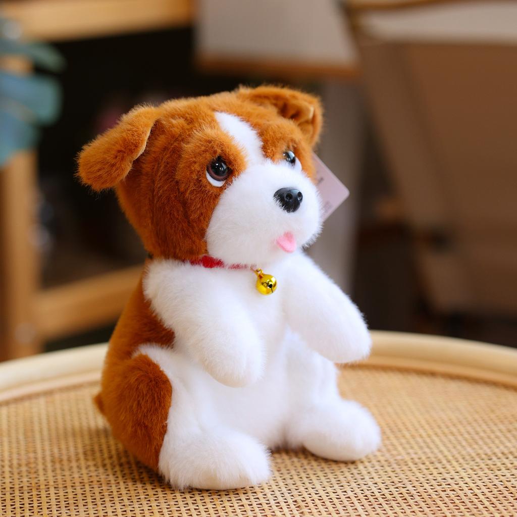 New Seat Simulation Dog Husky Fur Toy Cute Beagle Doll Puppy Doll Rag Doll Gift