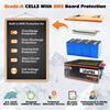 Cloudenergy 12V 300Ah LiFePO4 Battery Pack, 3840Wh Energy, 6000+ Cycles, Built-in 100A BMS