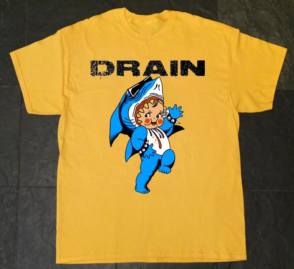

Collection Drain Band Album Album Short Sleeve Yellow Size S to 5XL Shirt OM740 Unisex T-Shirt XXXXL