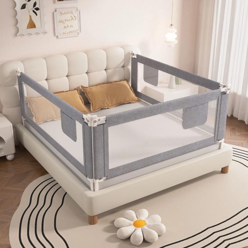 1pcs 2.0M Bed Safety Rail No-drill Baby Guardrail Anti Fall Bed Barrier Bed Safety Fence Suitable for Twin Queen King Beds