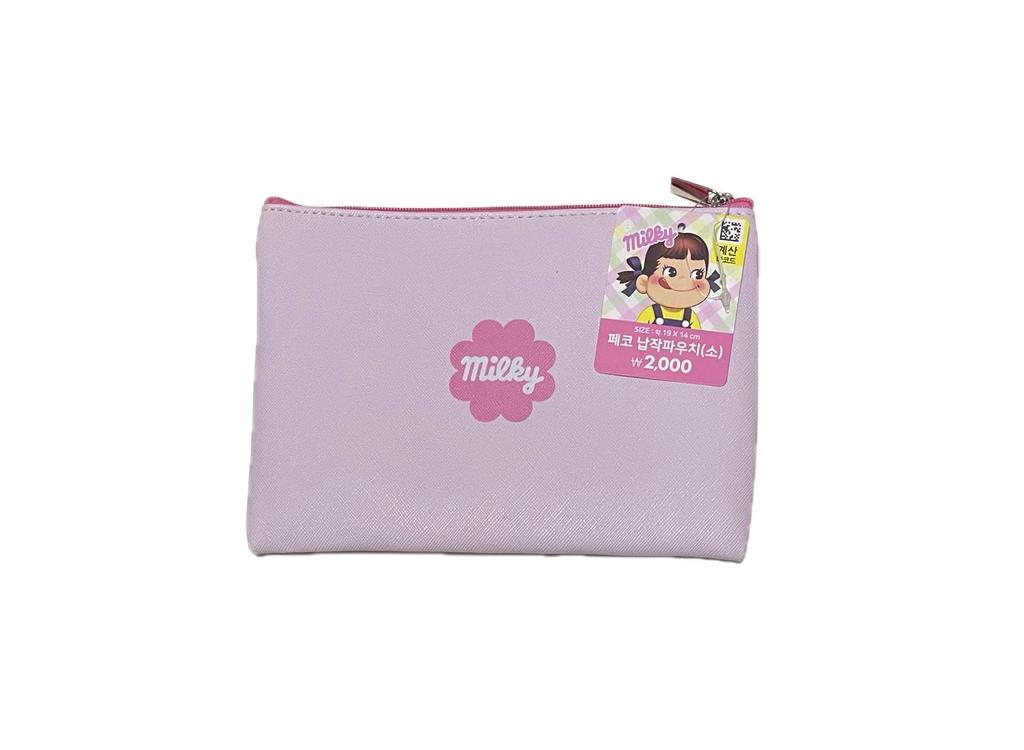Korea Exclusive Daiso Fujiya Milky Peko-chan Pouch Pink