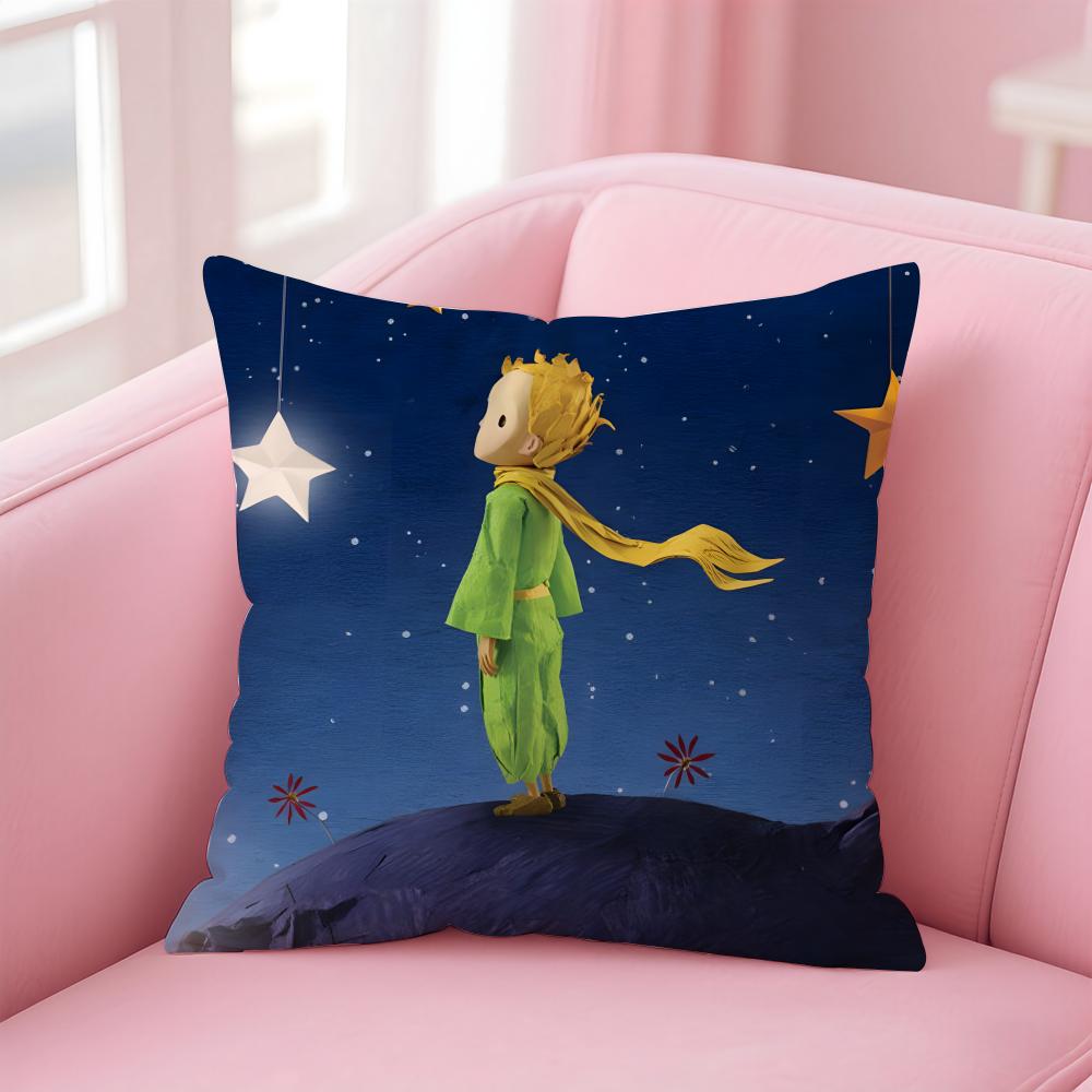 anime T-The L-Little Prince Cushion Cover Comfortable Reversible Pillow Cover Ideal for Car Sofa Bedroom & Beyond