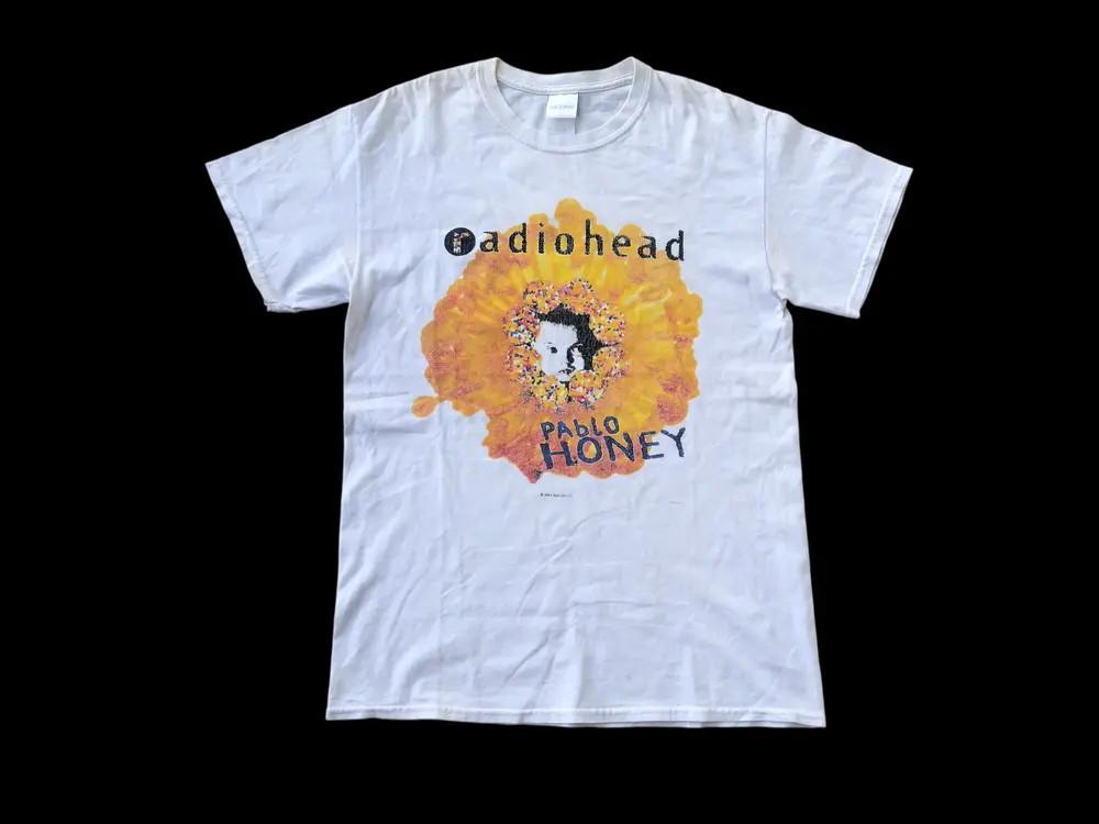 Винтажная футболка RADIOHEAD Pablo Honey Промо-футболка Brit Pop S-5XL XL