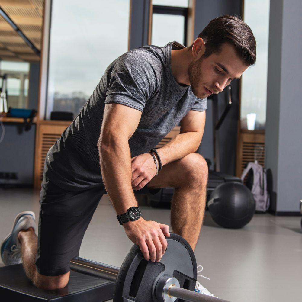 Tech-Protect Silicone Line Samsung Galaxy Watch 4 / 5 / 5 Pro / 6 / 7 / Fe Black