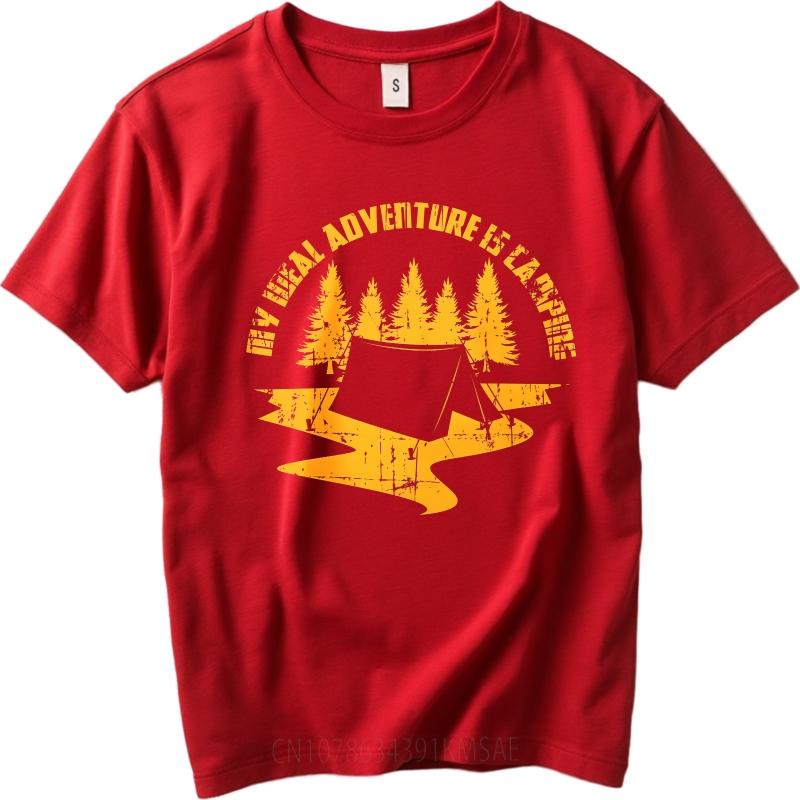 

T Shirt Unisex Casual Round Neck Tee Cotton Summer Unisex Tshirt Real Adventure Is The Forest Short Sleeve Breathable ONeck Tshirt S