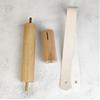 Wall Mounted Paper Towel Holders Rack Wooden Toilet Paper Holder Simple Paper Roll Holder  Bathroom