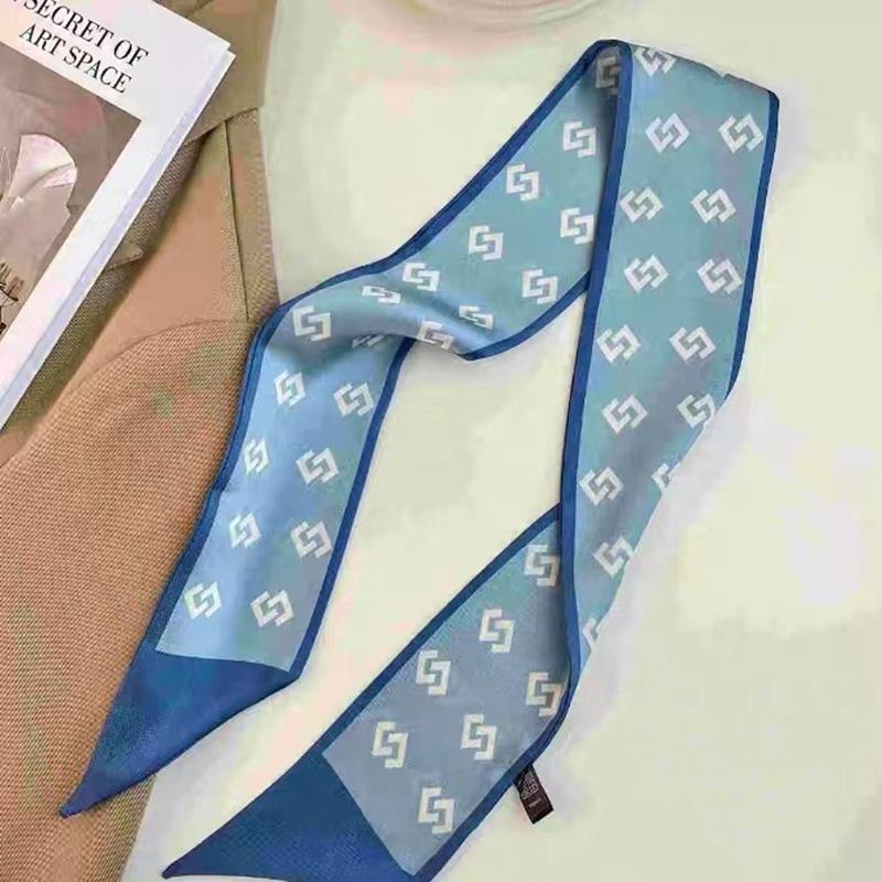 Multifunctional Flower Printed Hair Band Headwear Scarves