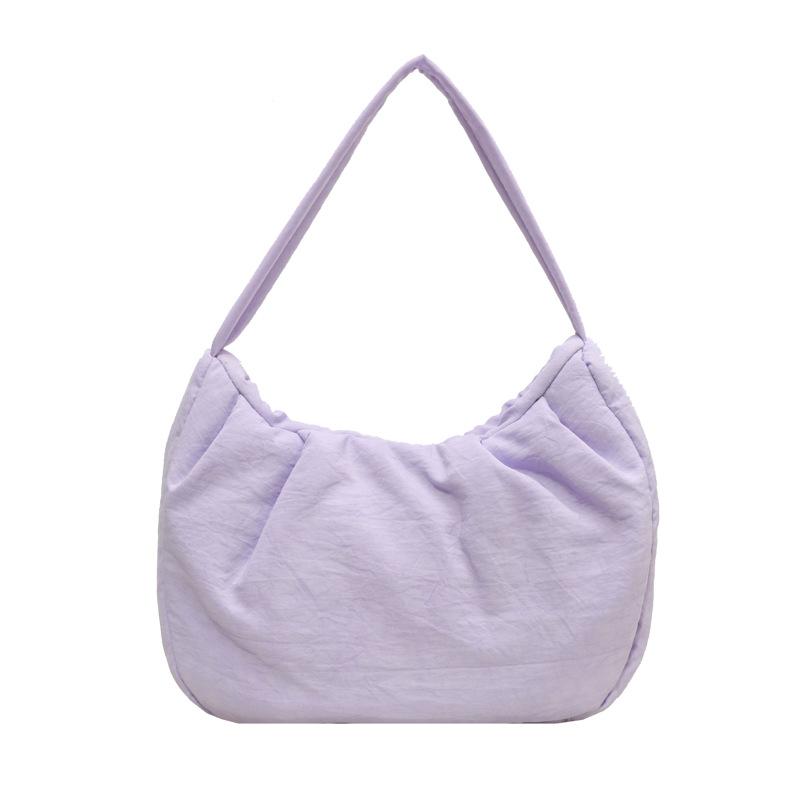 Niche Pleated Bag Women's 2023 Korean Version of Cream Candy Underarm Bag Casual Fashion Shoulder Portable Cloud Bag