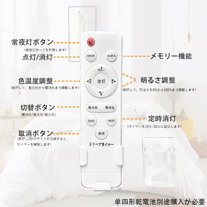 [Energy-Saving, High-Brightness] LED Ceiling Light, 45W, 4950LM, Starry Sky Effect, Stepless Dimming and Color Adjustment, Remote Control, Night