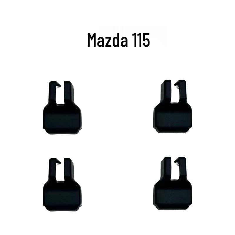 Rust-Proof Door Limiter Cover for Various Toyota, Mazda, and Honda Models—Auto Modification Accessory Black (Set of 4)