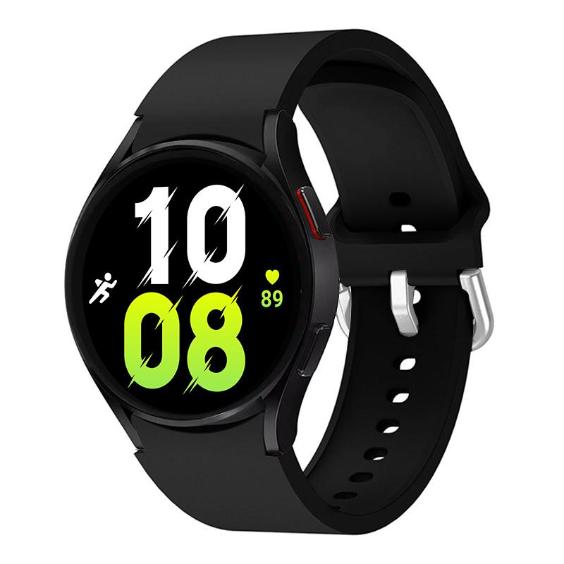 

Original Strap For Samsung Galaxy Watch 4/5/6 classic 47mm 43mm 44mm 40mm No Gaps Silicone Bracelet Galaxy Watch 5 pro 45mm band Galaxy 5 40mm 44mm