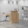 VidaXL Reception Desk Artisan Oak 100x40x104 Cm Engineered Wood, Reception Counter, Salon Reception, Counter 859059