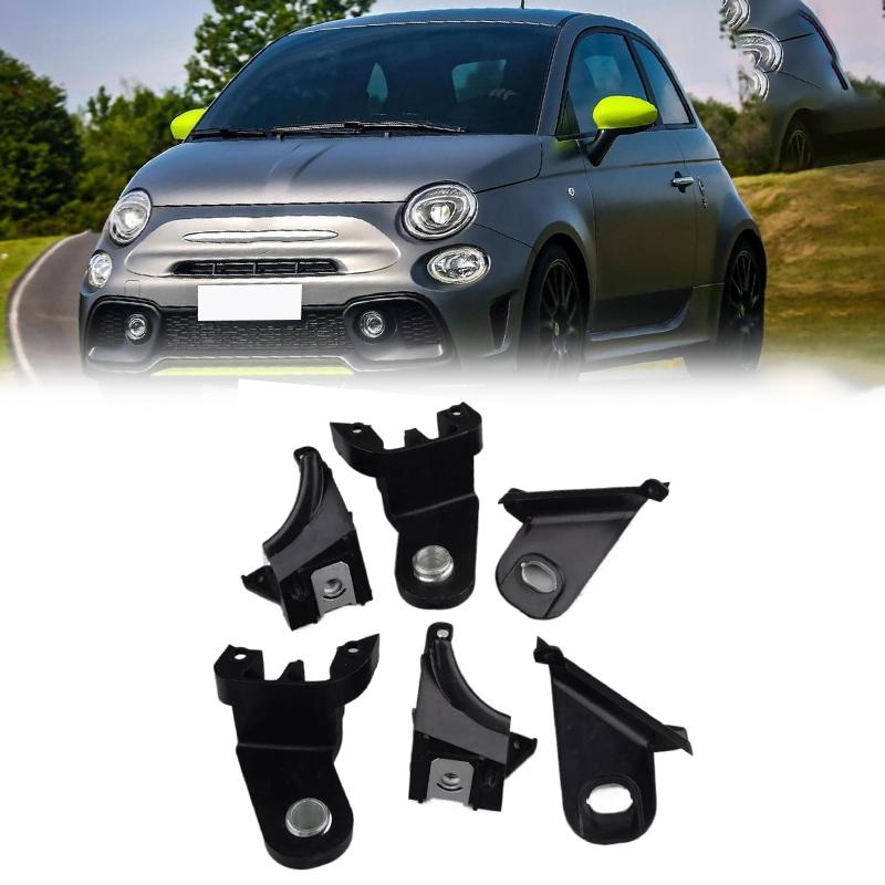 Kit Riparazione Faro Auto Supporto Porta Faro Per Fiat 500 2007 2008 2009 2010 2011 2012 2013 2014 2015 51816681/ 51816682