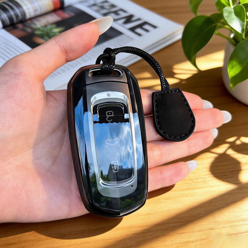 Transparent Black Tpu Key Case For Geely Atlas Boyue Nl3 Ex7 Suv Gt Gc9 Emgrand X7 Borui Car Key Cover Fob Holder Accessories