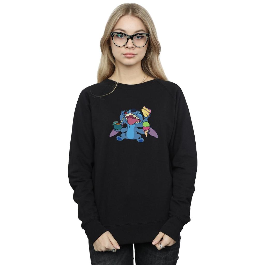 Disney Womens/Ladies Lilo And Sitch Munchies Sweatshirt