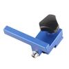 Aluminum Alloy T Track Stop Tool Fence Limit Aluminum Alloy Standard T Track Stop Tool Corrosion Resistant for Carpenter