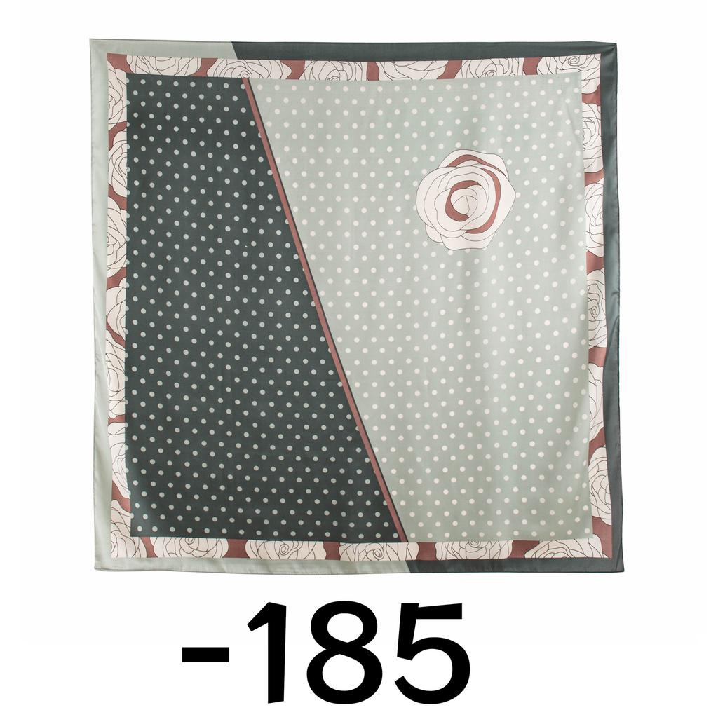 90 * 90CM Temperament Simulationsseidenschal Frühling passendes Hemd bedruckter Schal kleiner quadratischer Schal Damen
