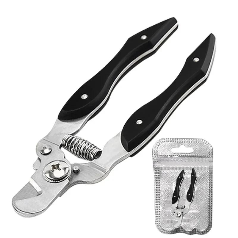 

Professional Pet Nail Clippers for Dog and Cat, Stainless Steel Pet Nail Cutting Tool чёрный