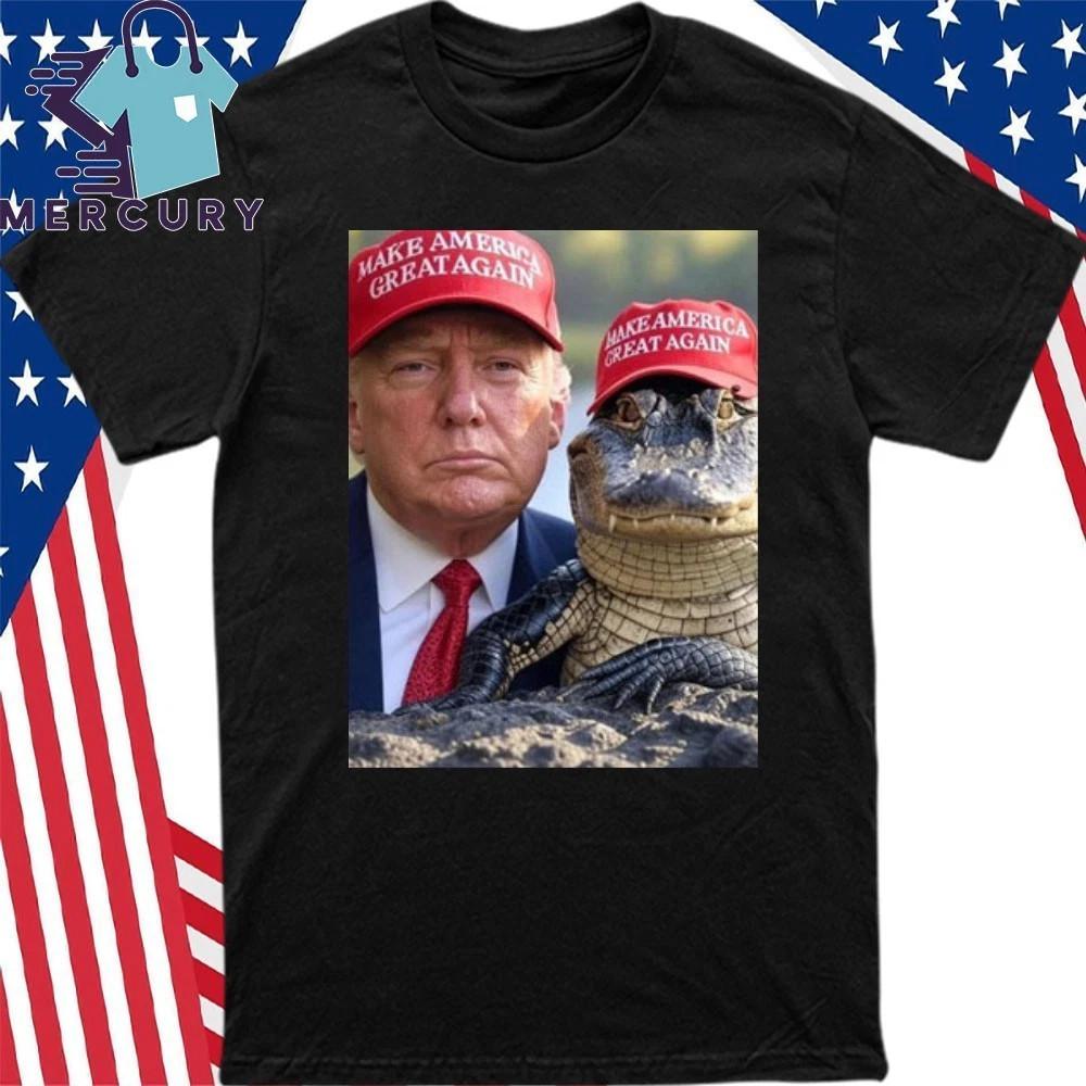 Satirical Political Graphic Shirt, Gator Prison Theme TRENDING Unisex T-Shirt XXXXL