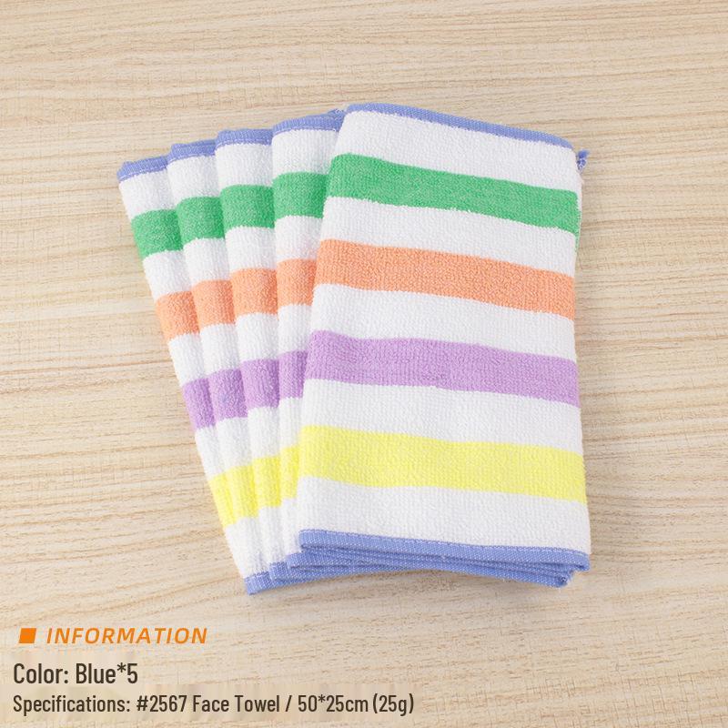 2024 Black Cat Striped Face Wash Towel - Beautiful, Thin, Home Use, Great Gift