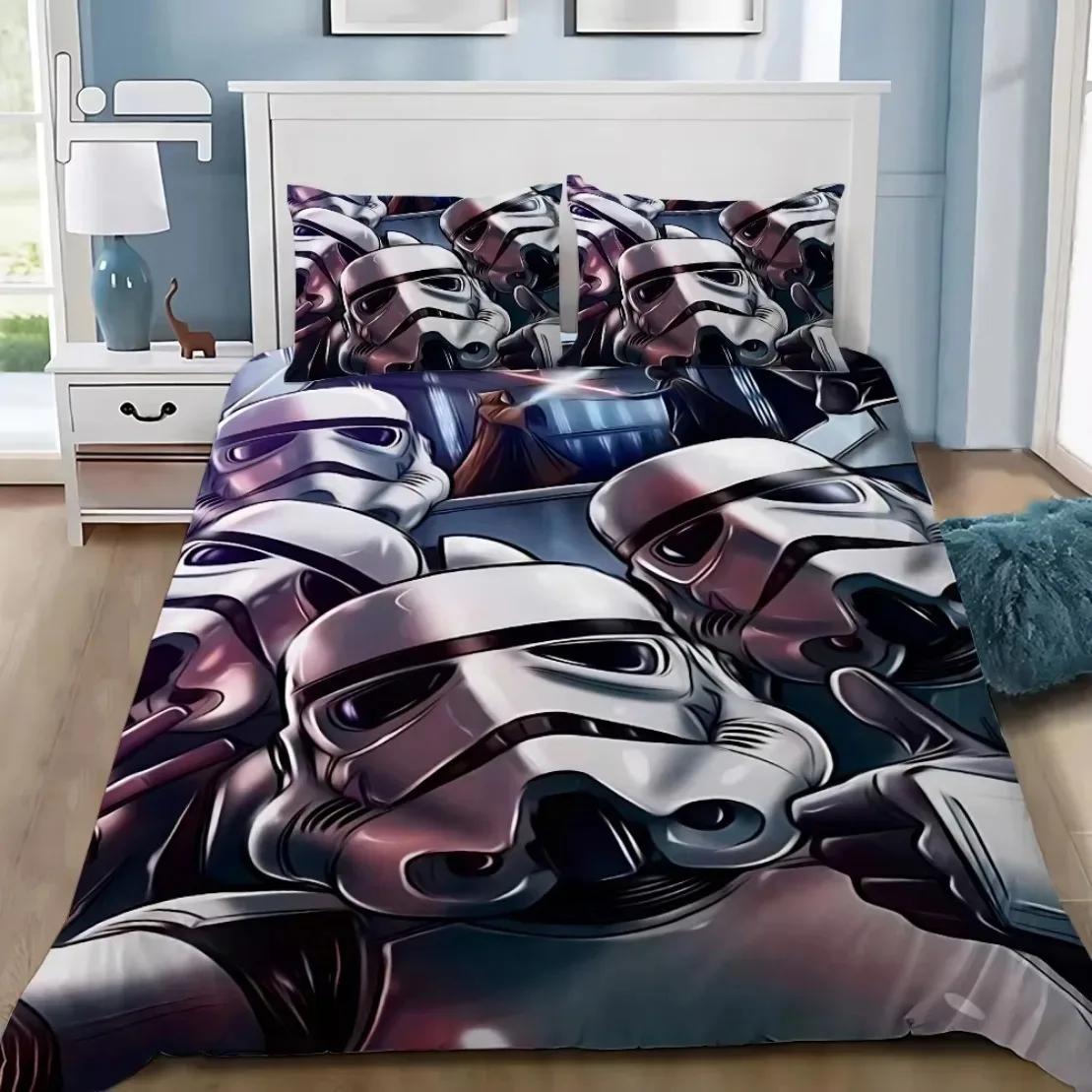 Karikatūras 3D S-Zvaigžņu Karu Gultasveļas Komplekts