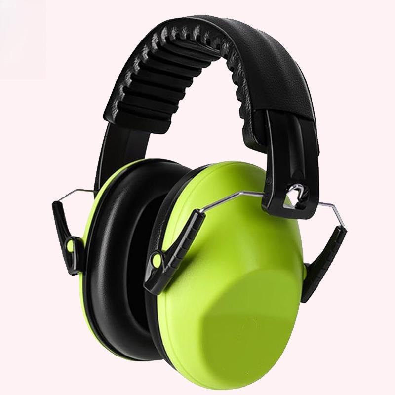 Children's noise-canceling headphones - passive earmuff protection, adjustable headband, lightweight and comfortable