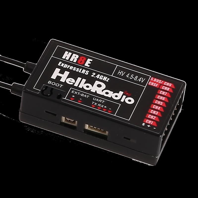 HELLORADIOSKY HR8E ELRS 9-Channel PWM Receiver
