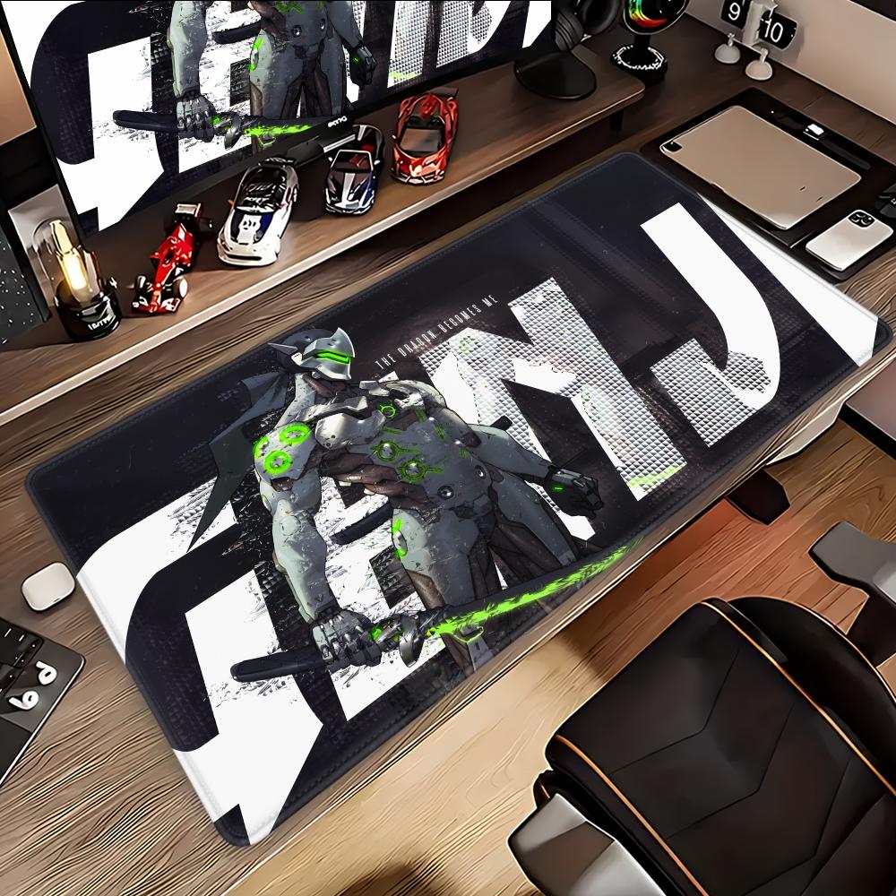 

Overwatch Genji game Beautiful patternsOffice Computer Desk Mat Table Keyboard Big Mouse Pad Laptop Cushion Nonsl-ip Decor 600x300x2mm