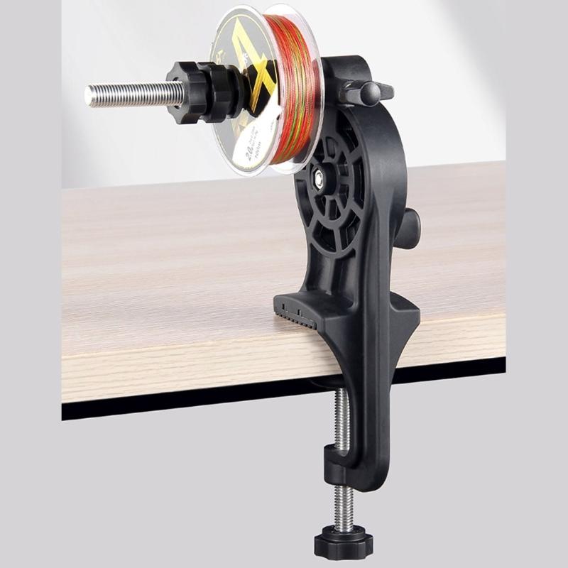 High Speed Fishing Line Spooling Station Adjustable Fishing Lines Winder Spoolers with Table Clamp for Efficient Winding