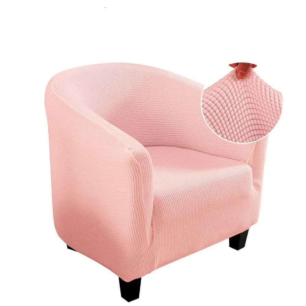 New Tub Armchair Sofa Cover Slipcover Home Decor Anti-dirty Warm Club Single Sofa Cover Elastic Chair Covers for Living Room