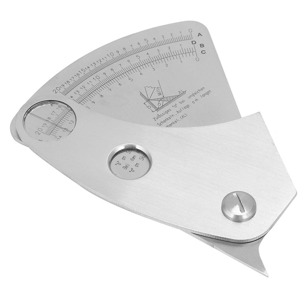 Stainless Steel Fan Shaped Weld Gauge Welding Inspection Tool