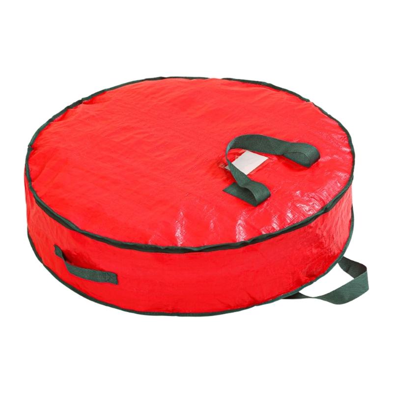 

Прочный ПЭ Компонент Праздничный Венок Планировщик Большая Вместимость Двухслойный Дизайн Пылезащитное Решение для Хранения S