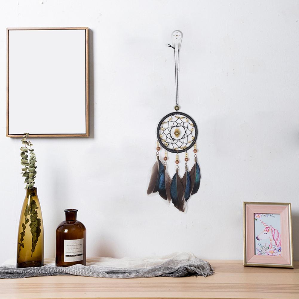 Retro Dream Catcher Pendant Car Home Wall Hanging Feather Dreamcatcher Ornaments